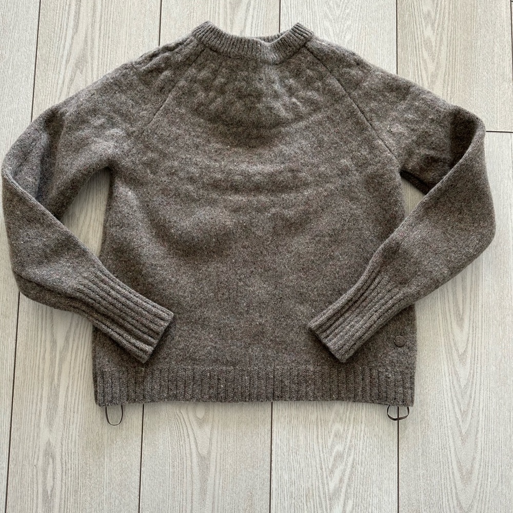 Cozy Gray Women's Sweater royal Robbins size Small 100% wool Sku001 - Picture 1 of 11